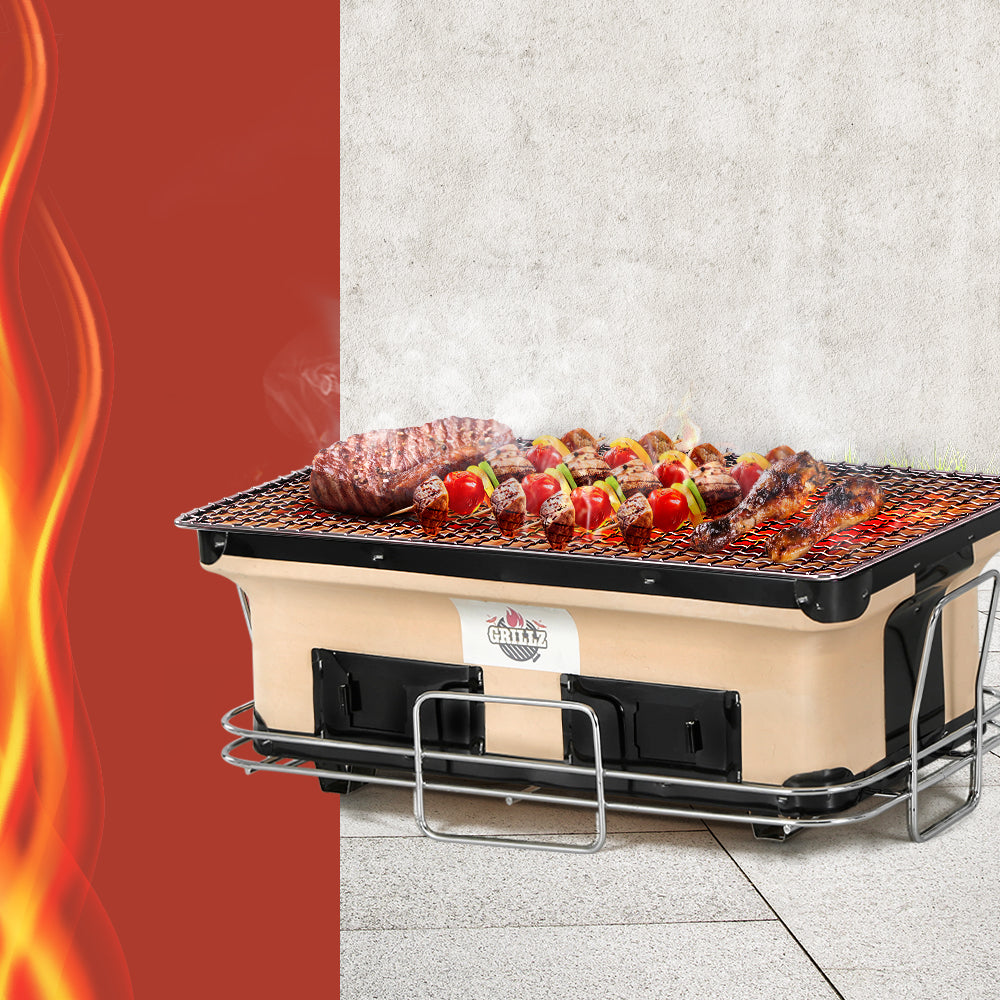 Grillz BBQ Tabletop Charcoal Smoker