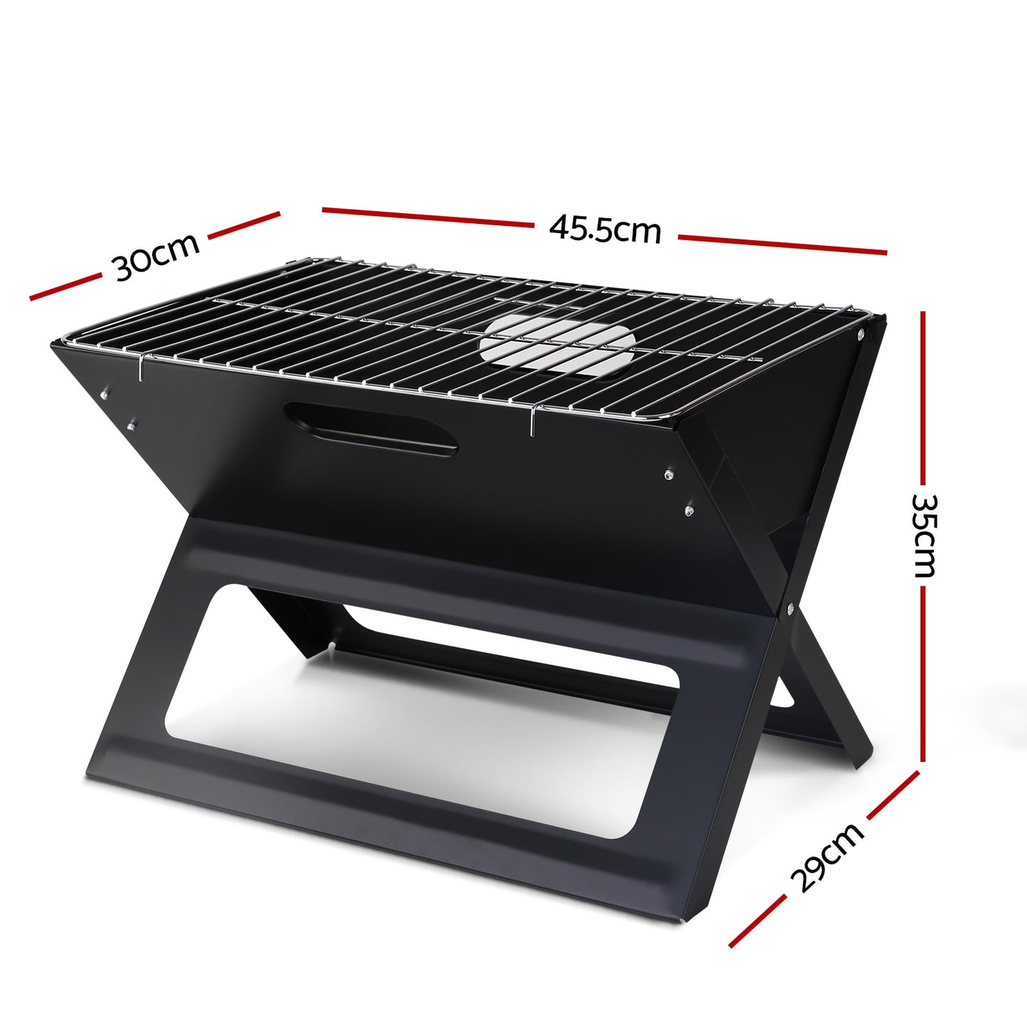 Grillz BBQ Charcoal Smoker Foldable