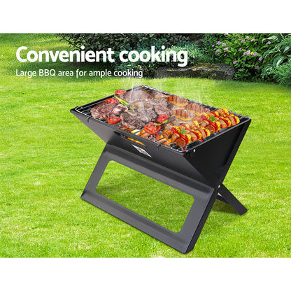 Grillz BBQ Charcoal Smoker Foldable