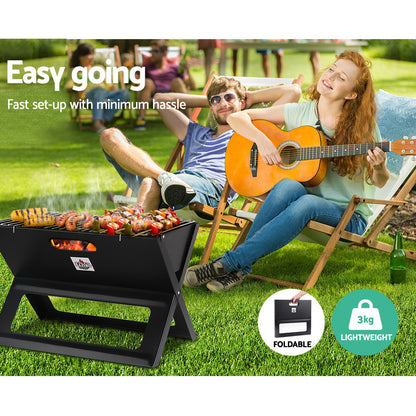 Grillz BBQ Charcoal Smoker Foldable