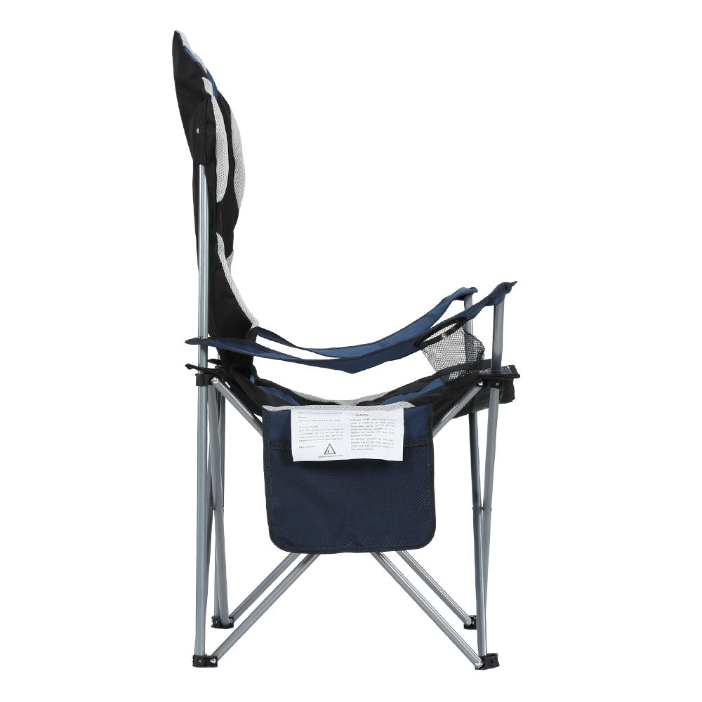 Weisshorn Folding Chairs x 2 Navy