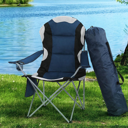 Weisshorn Folding Chairs x 2 Navy