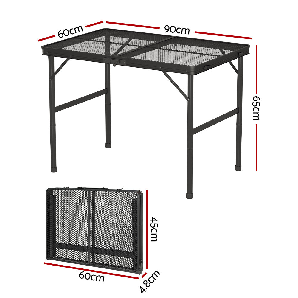 Weisshorn Folding Camping Table 90CM