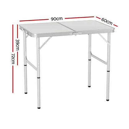 Weisshorn Folding Camping Table 90CM