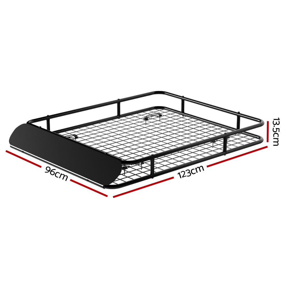 Giantz Universal Roof Rack Basket 123cm Black