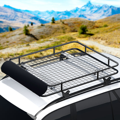 Giantz Universal Roof Rack Basket 123cm Black