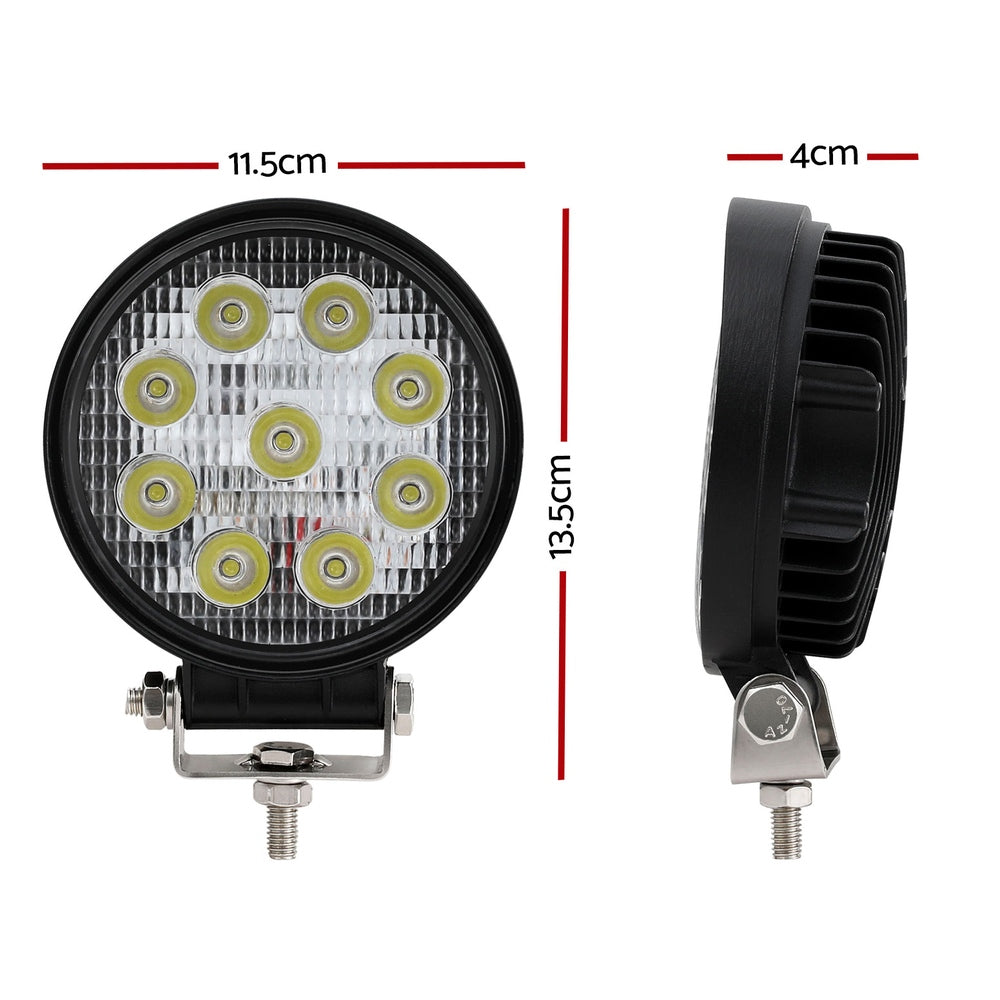 Giantz Pair LED Driving Lights 4.5 Inch