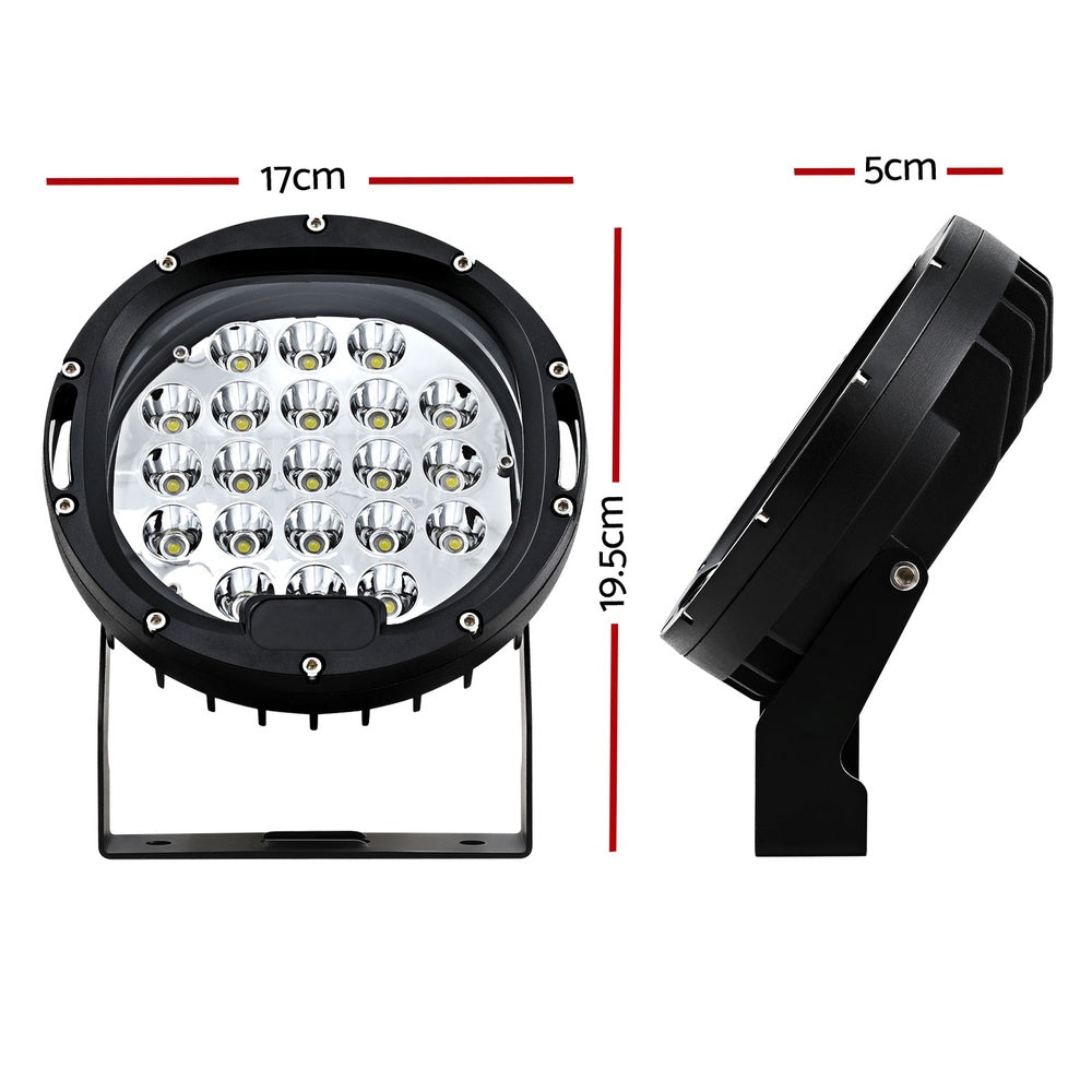 Giantz Pair LED Driving Lights 7 Inch