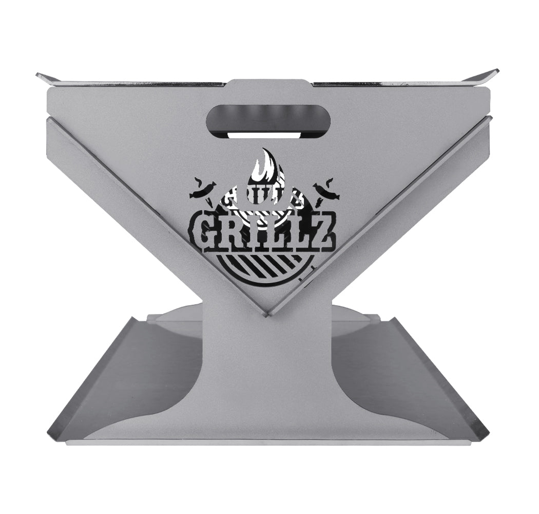 Grillz Steel Fire Pit BBQ