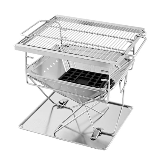 Grillz adjustable Fire Pit BBQ with Carry Bag