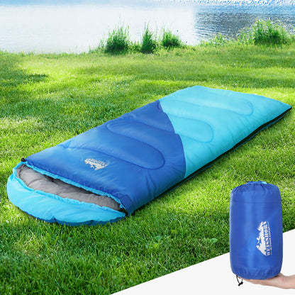 Weisshorn Sleeping Bag Kids Single 172cm (Blue)