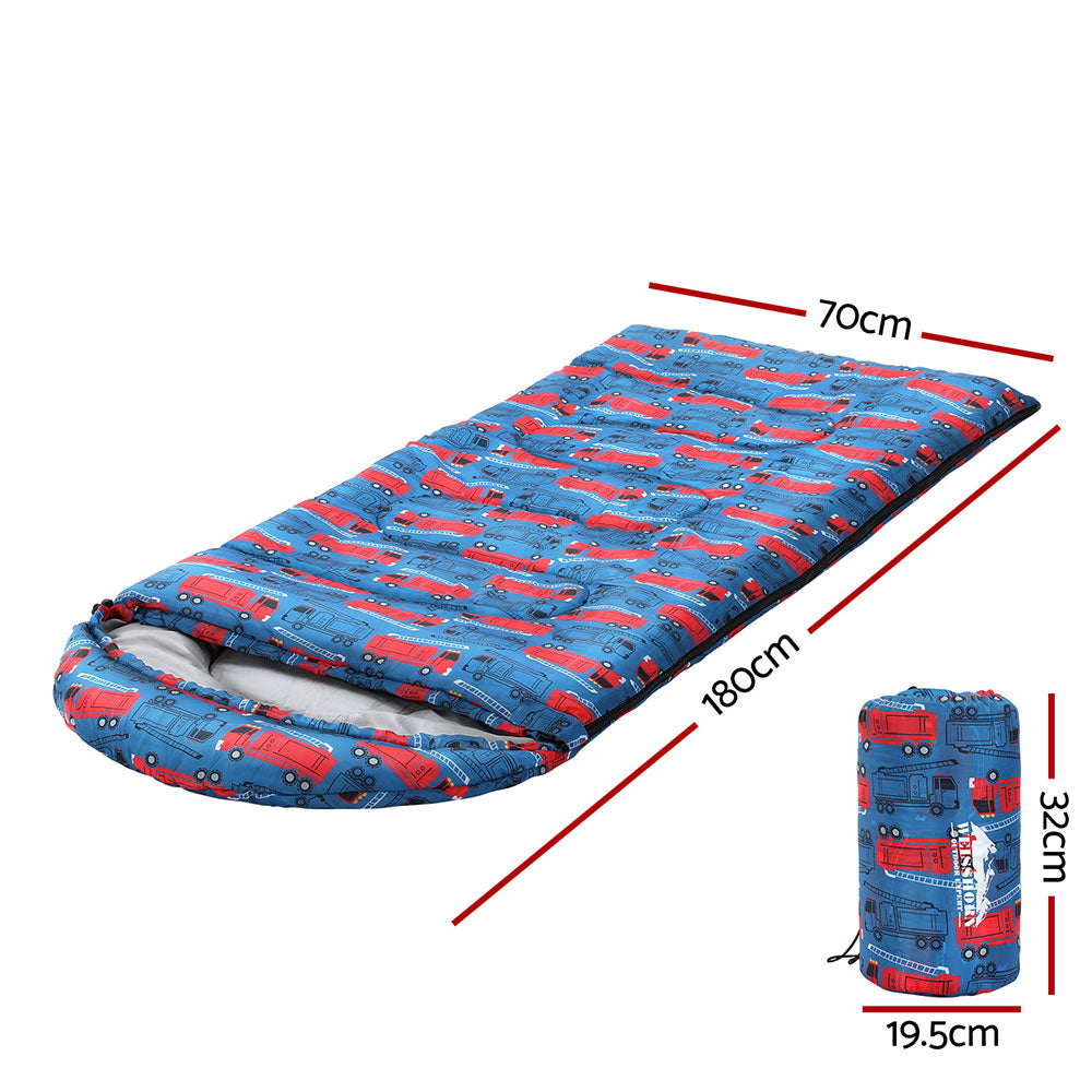 Weisshorn Sleeping Bag Kids Single 180cm (Blue)