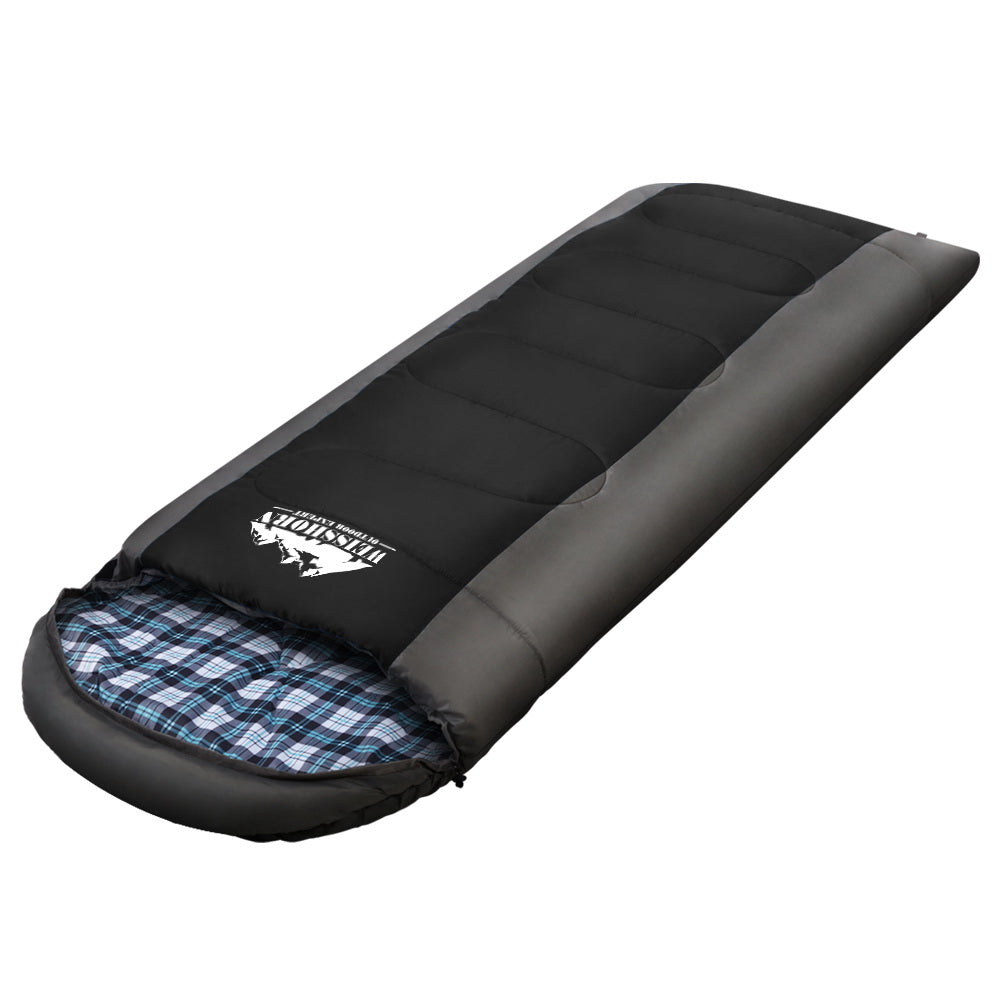 Weisshorn Sleeping Bag Single (Black)  -20°C