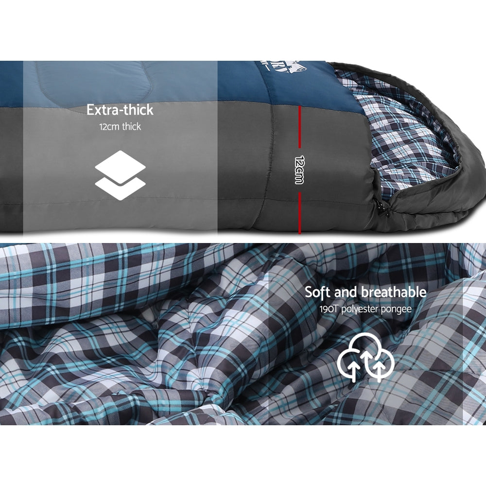 Weisshorn Sleeping Bag Single (Blue) -20°C