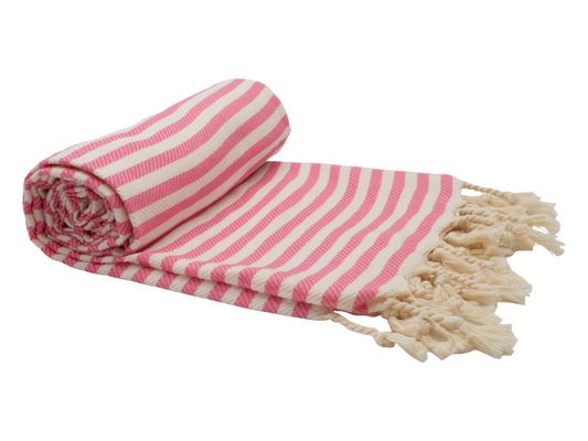 PORTSEA TURKISH COTTON TOWEL - ROSE