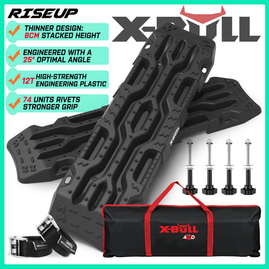 X-BULL Rise Up Recovery Tracks 2PCS 12T with Mounting pins