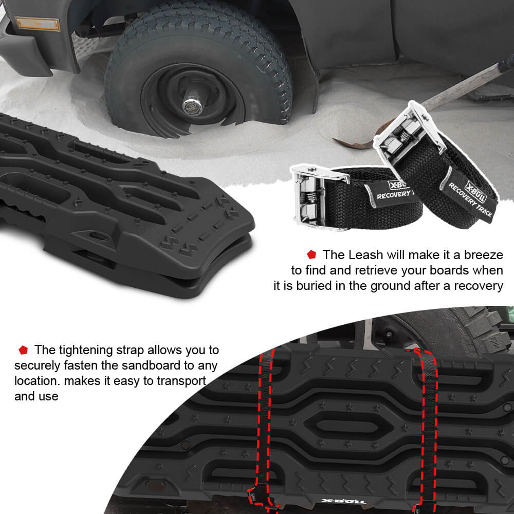 X-BULL Rise Up Recovery Tracks 2PCS 12T with Mounting pins