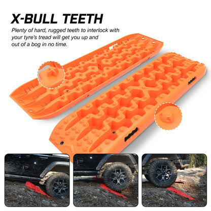 X-BULL Gen 3.0 Recovery Tracks Orange & Tyre Deflator