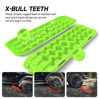 X-BULL Gen 3.0 Recovery Tracks Green & Tyre Deflator