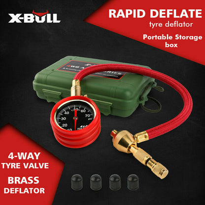 X-BULL Tyre Deflator With Pressure Gauge