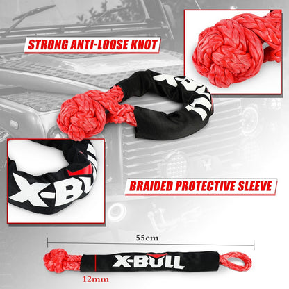 X-BULL Kinetic Rope 25mm x 9m Snatch Strap