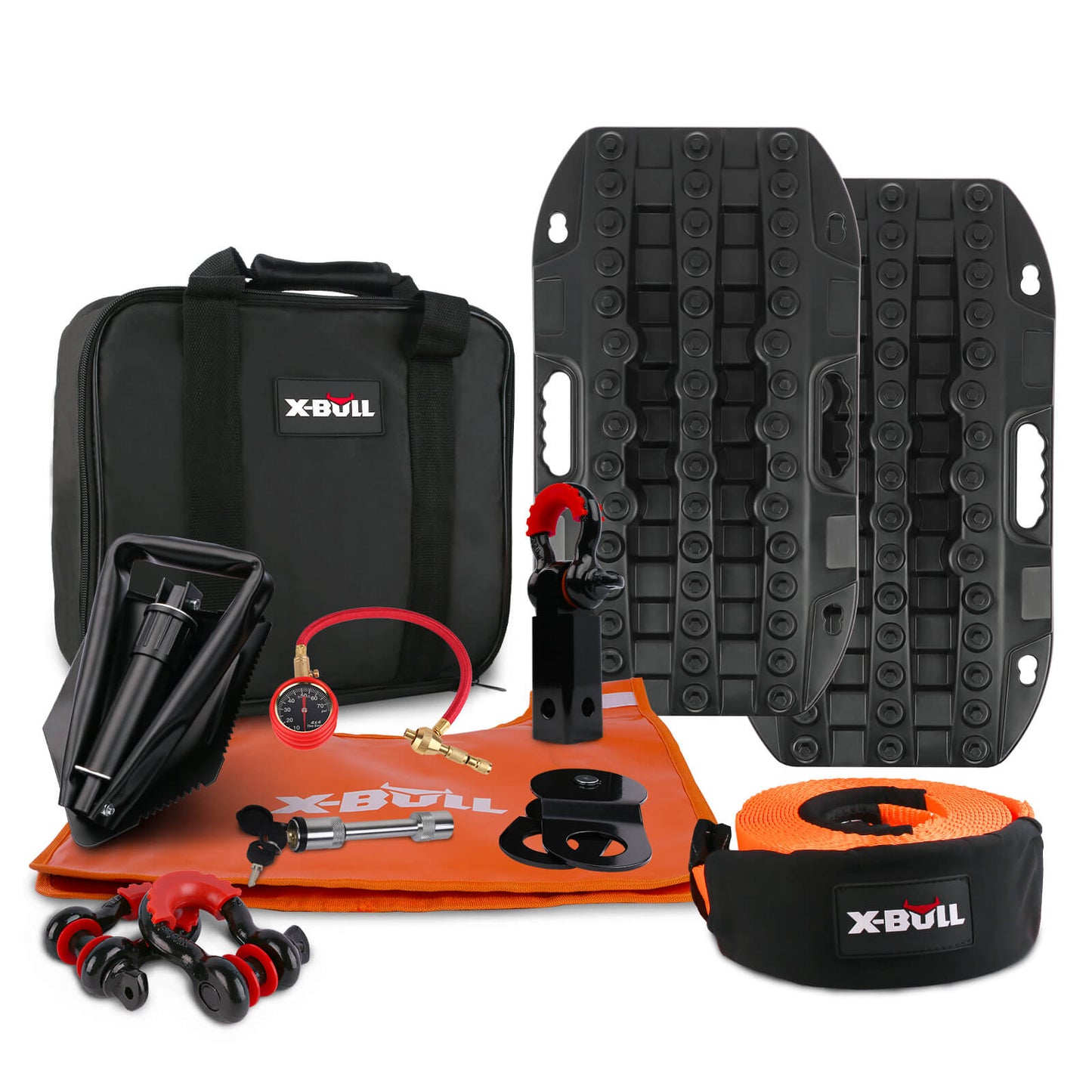 X-BULL Winch Recovery Kit with Mini Recovery Tracks