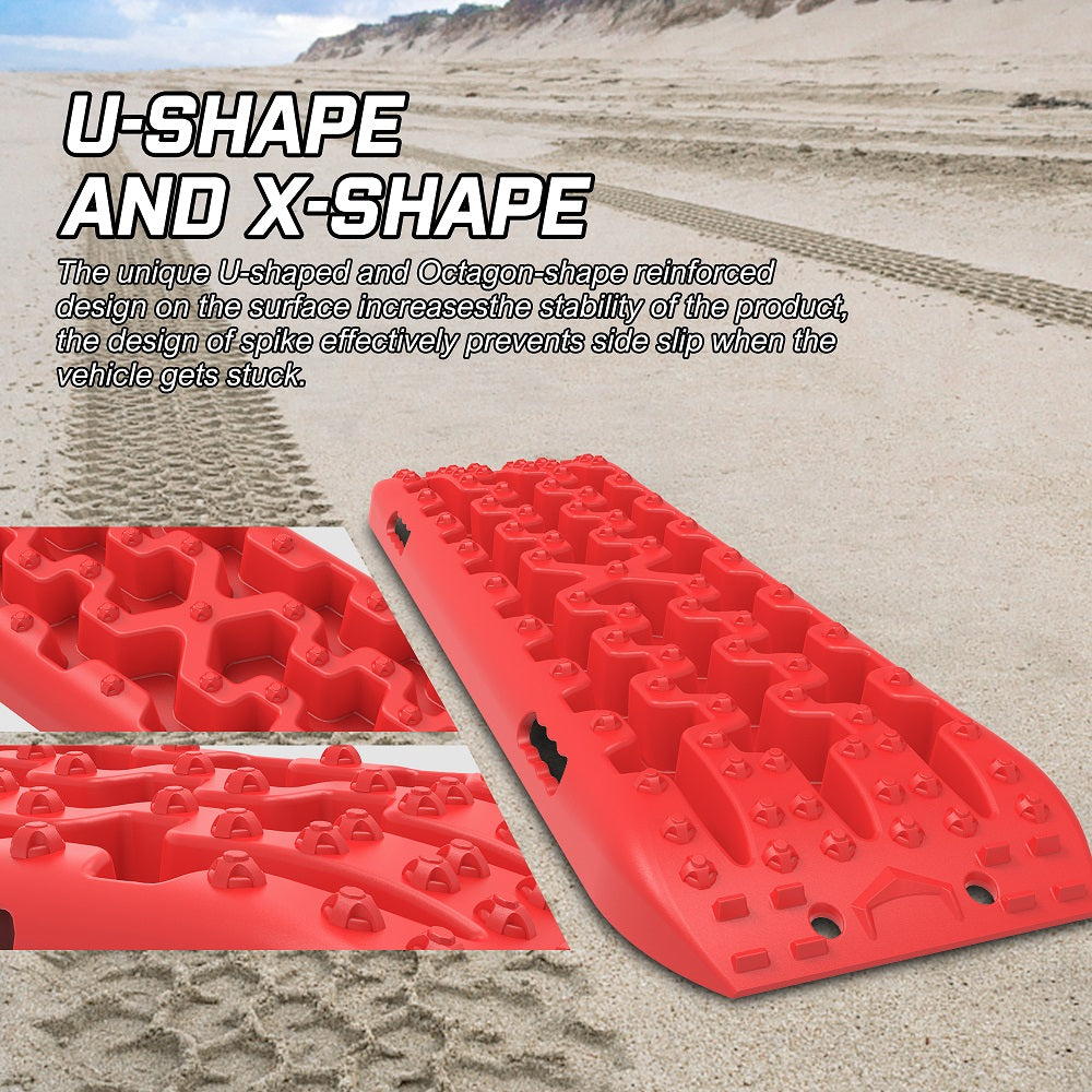 X-BULL Gen 3.0 2pcs Red Recovery tracks