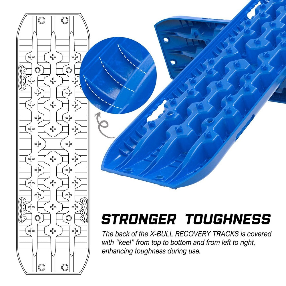 X-BULL Gen 3.0 2pcs Blue Recovery tracks