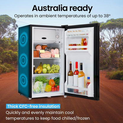 GECKO 95L Portable Upright Fridge Freezer 12V/24V/240V