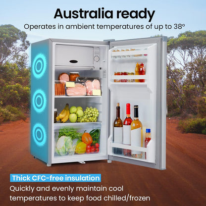 GECKO 95L Portable Upright Fridge Freezer 12V/24V/240V