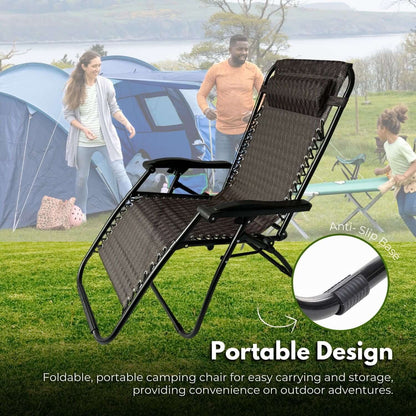 KILIROO Folding Reclining Camping Chair (Argyle)