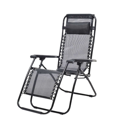 KILIROO Folding Reclining Camping Chair (Black)